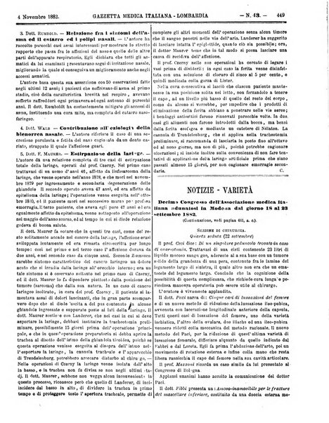 Gazzetta medica italiana Lombardia