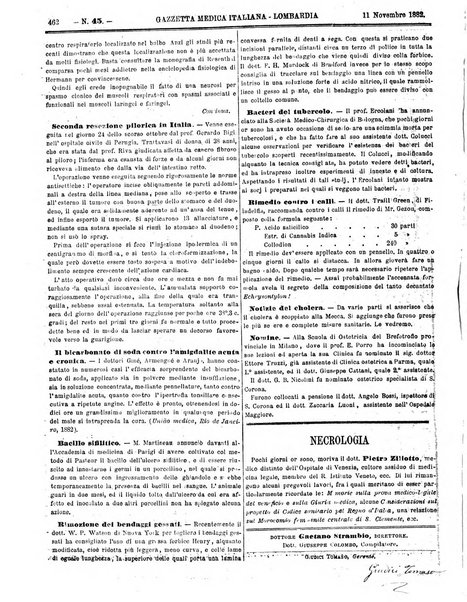 Gazzetta medica italiana Lombardia