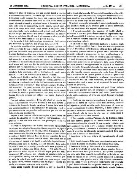 Gazzetta medica italiana Lombardia