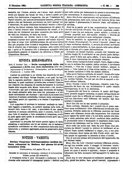 Gazzetta medica italiana Lombardia