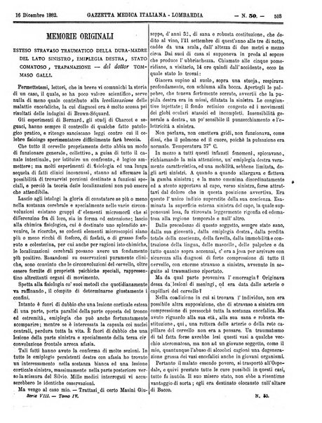 Gazzetta medica italiana Lombardia