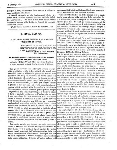 Gazzetta medica italiana Lombardia