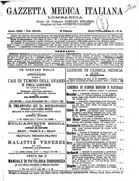 Gazzetta medica italiana Lombardia