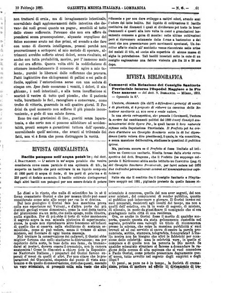 Gazzetta medica italiana Lombardia