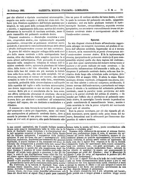 Gazzetta medica italiana Lombardia