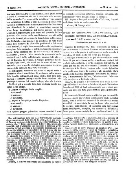 Gazzetta medica italiana Lombardia