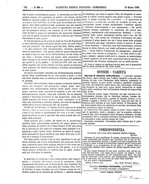 Gazzetta medica italiana Lombardia