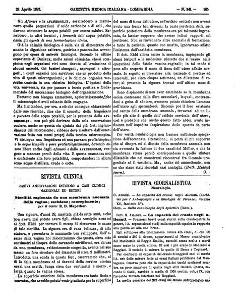 Gazzetta medica italiana Lombardia