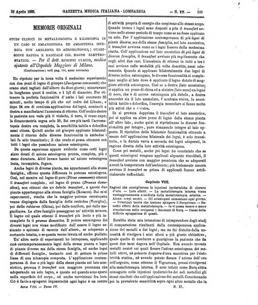 Gazzetta medica italiana Lombardia