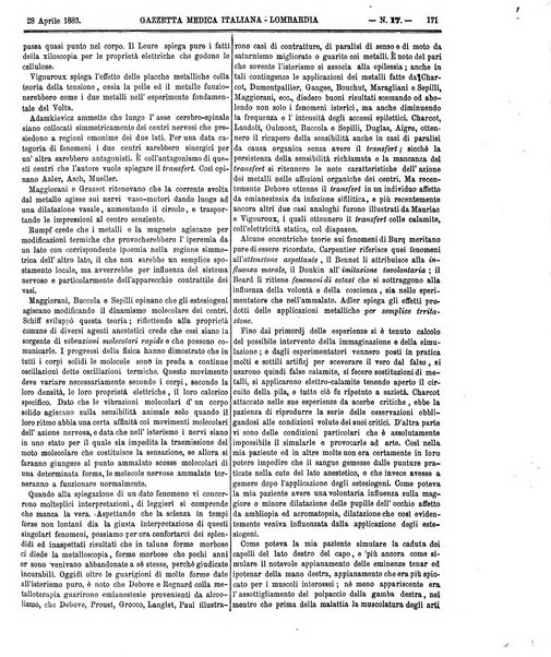 Gazzetta medica italiana Lombardia