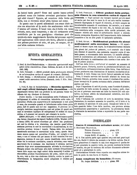 Gazzetta medica italiana Lombardia