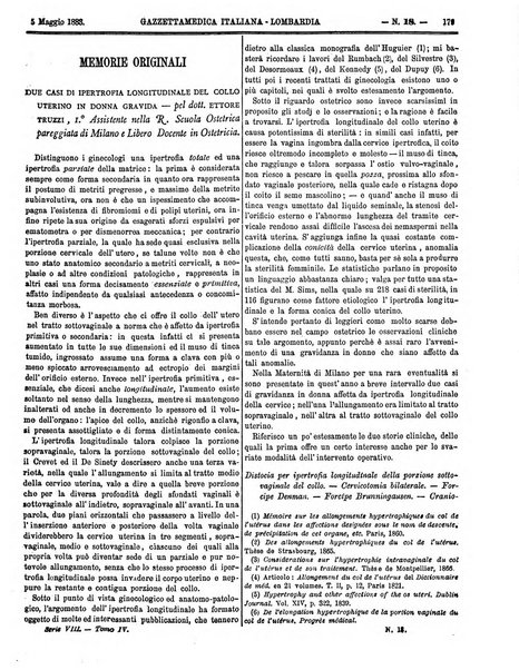 Gazzetta medica italiana Lombardia