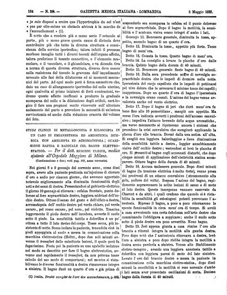 Gazzetta medica italiana Lombardia