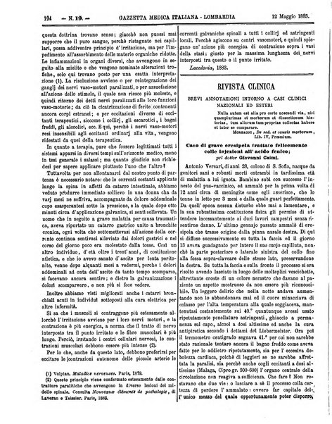 Gazzetta medica italiana Lombardia