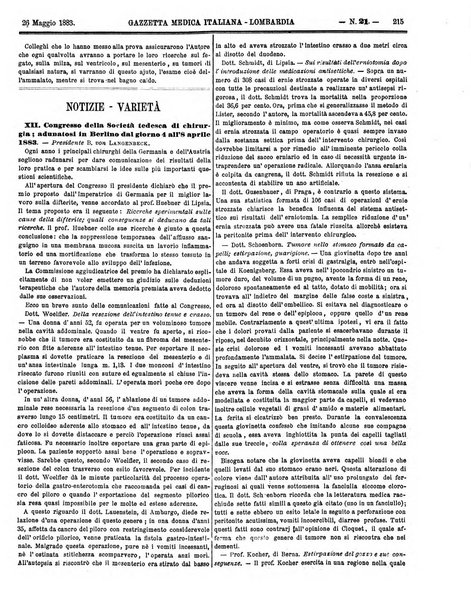 Gazzetta medica italiana Lombardia