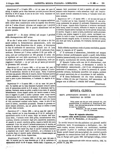 Gazzetta medica italiana Lombardia