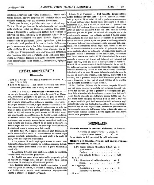 Gazzetta medica italiana Lombardia