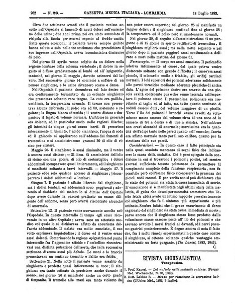 Gazzetta medica italiana Lombardia