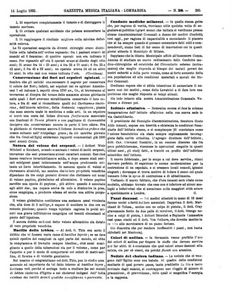 Gazzetta medica italiana Lombardia