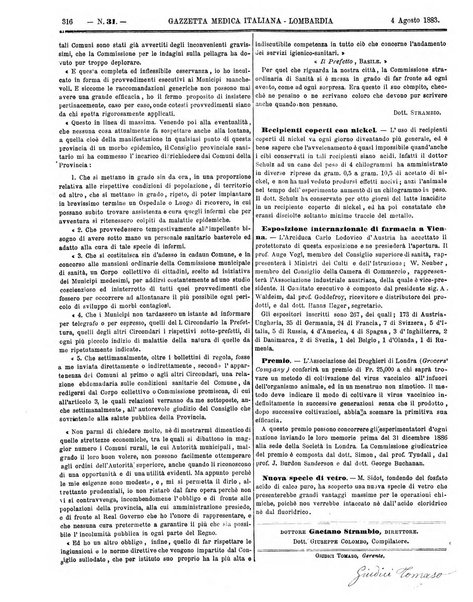 Gazzetta medica italiana Lombardia