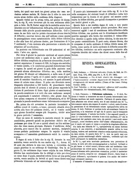 Gazzetta medica italiana Lombardia