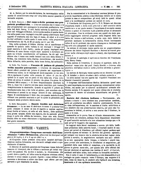 Gazzetta medica italiana Lombardia