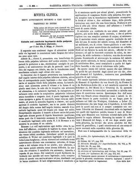 Gazzetta medica italiana Lombardia