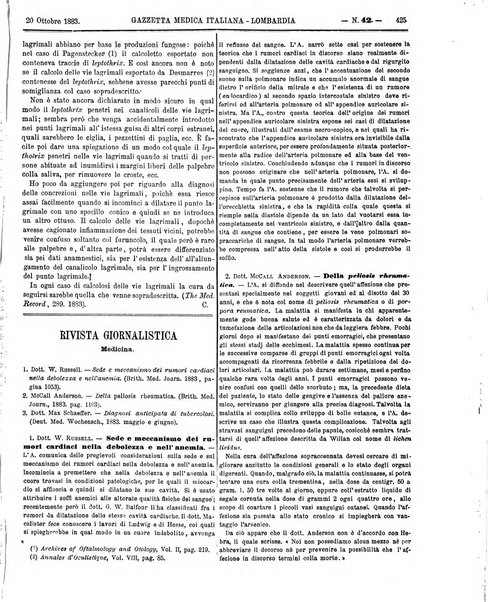 Gazzetta medica italiana Lombardia