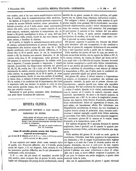 Gazzetta medica italiana Lombardia