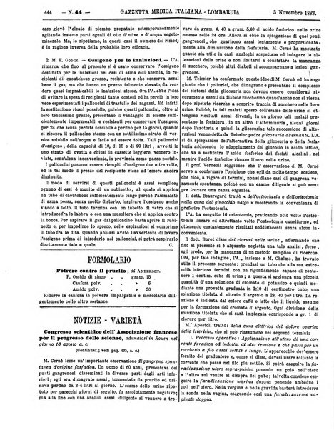 Gazzetta medica italiana Lombardia