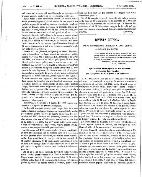 Gazzetta medica italiana Lombardia