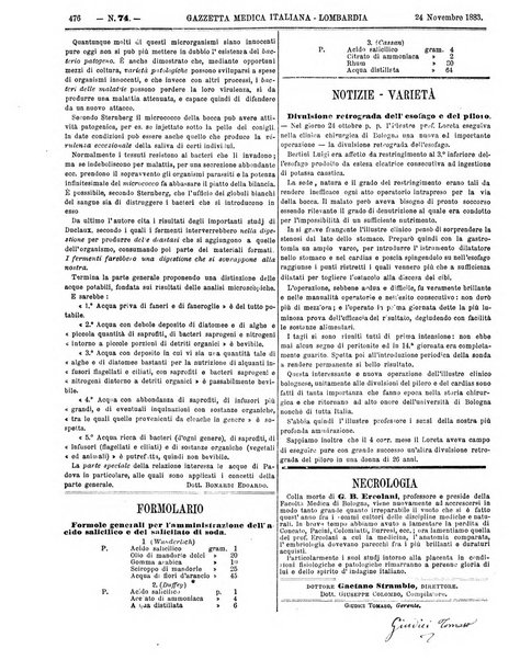 Gazzetta medica italiana Lombardia