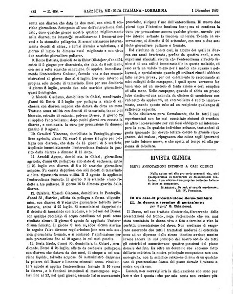 Gazzetta medica italiana Lombardia