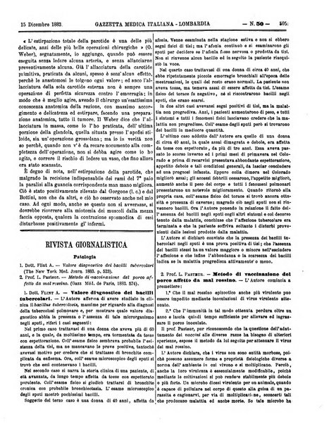 Gazzetta medica italiana Lombardia