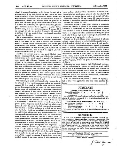 Gazzetta medica italiana Lombardia