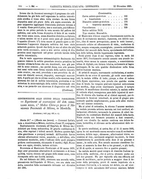 Gazzetta medica italiana Lombardia