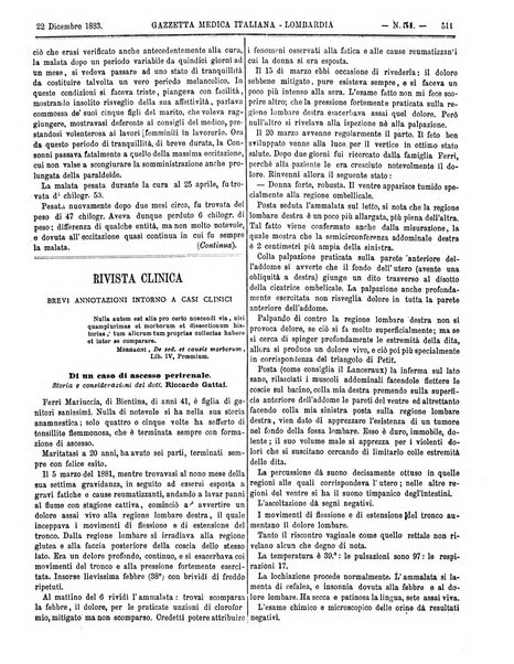 Gazzetta medica italiana Lombardia