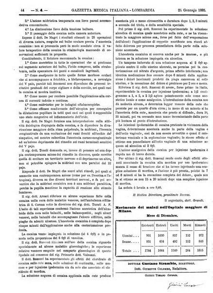 Gazzetta medica italiana Lombardia