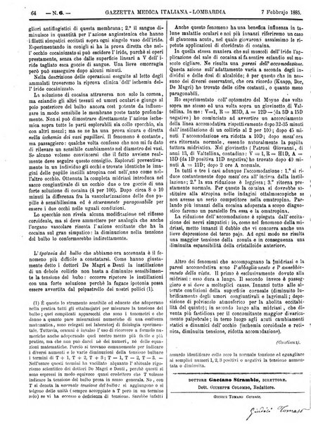 Gazzetta medica italiana Lombardia