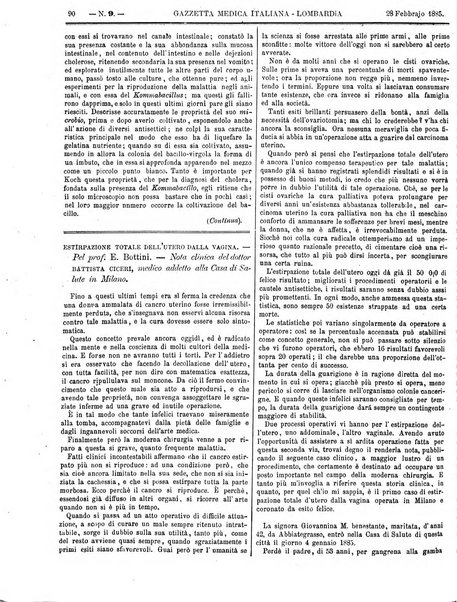 Gazzetta medica italiana Lombardia