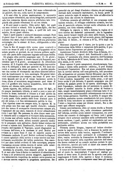 Gazzetta medica italiana Lombardia