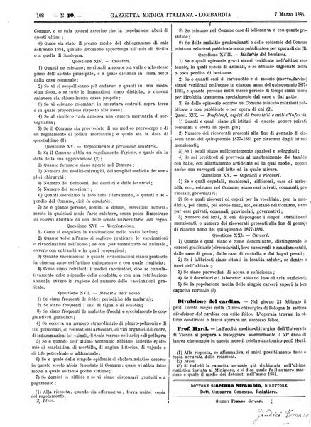 Gazzetta medica italiana Lombardia