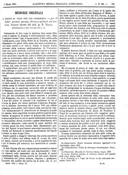 Gazzetta medica italiana Lombardia