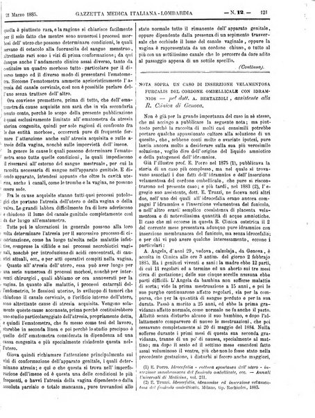 Gazzetta medica italiana Lombardia