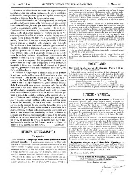 Gazzetta medica italiana Lombardia