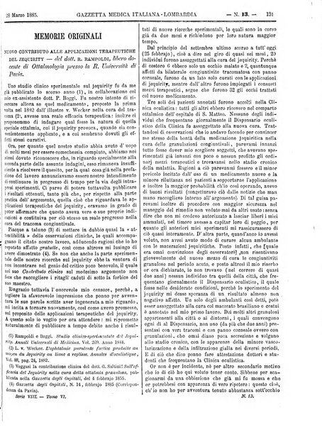 Gazzetta medica italiana Lombardia