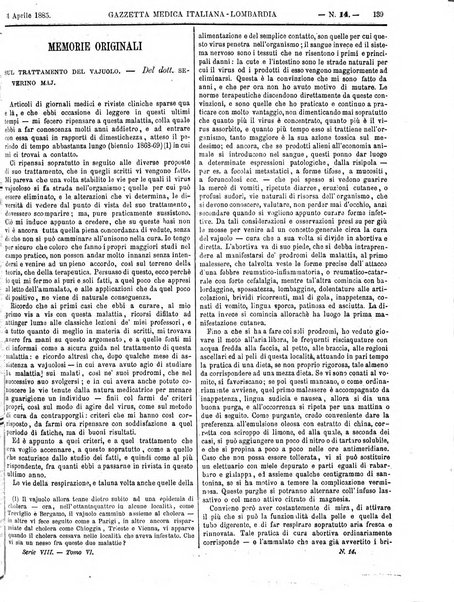 Gazzetta medica italiana Lombardia