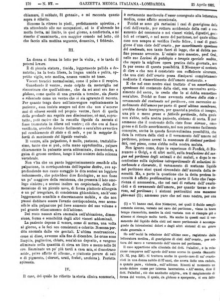 Gazzetta medica italiana Lombardia