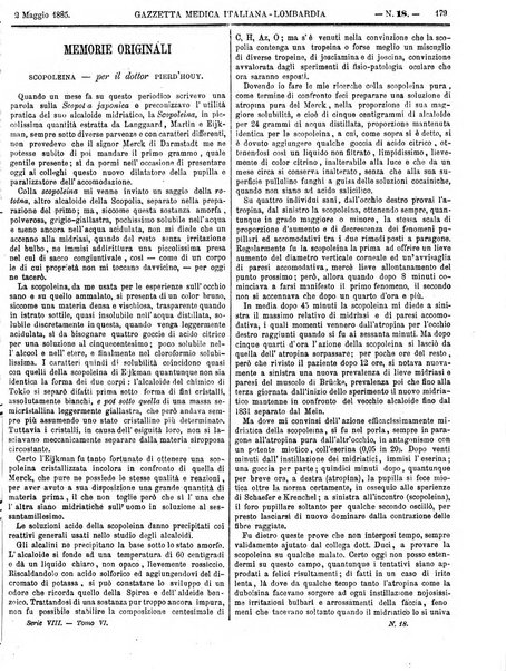 Gazzetta medica italiana Lombardia