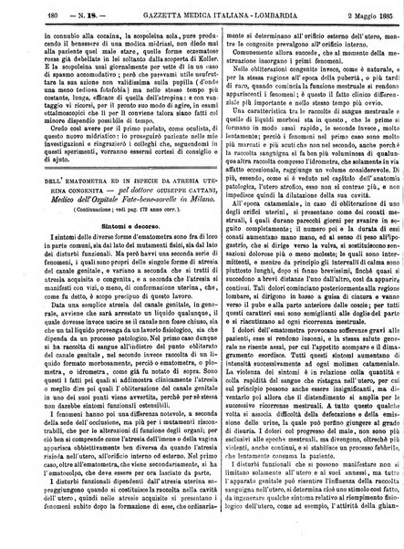 Gazzetta medica italiana Lombardia